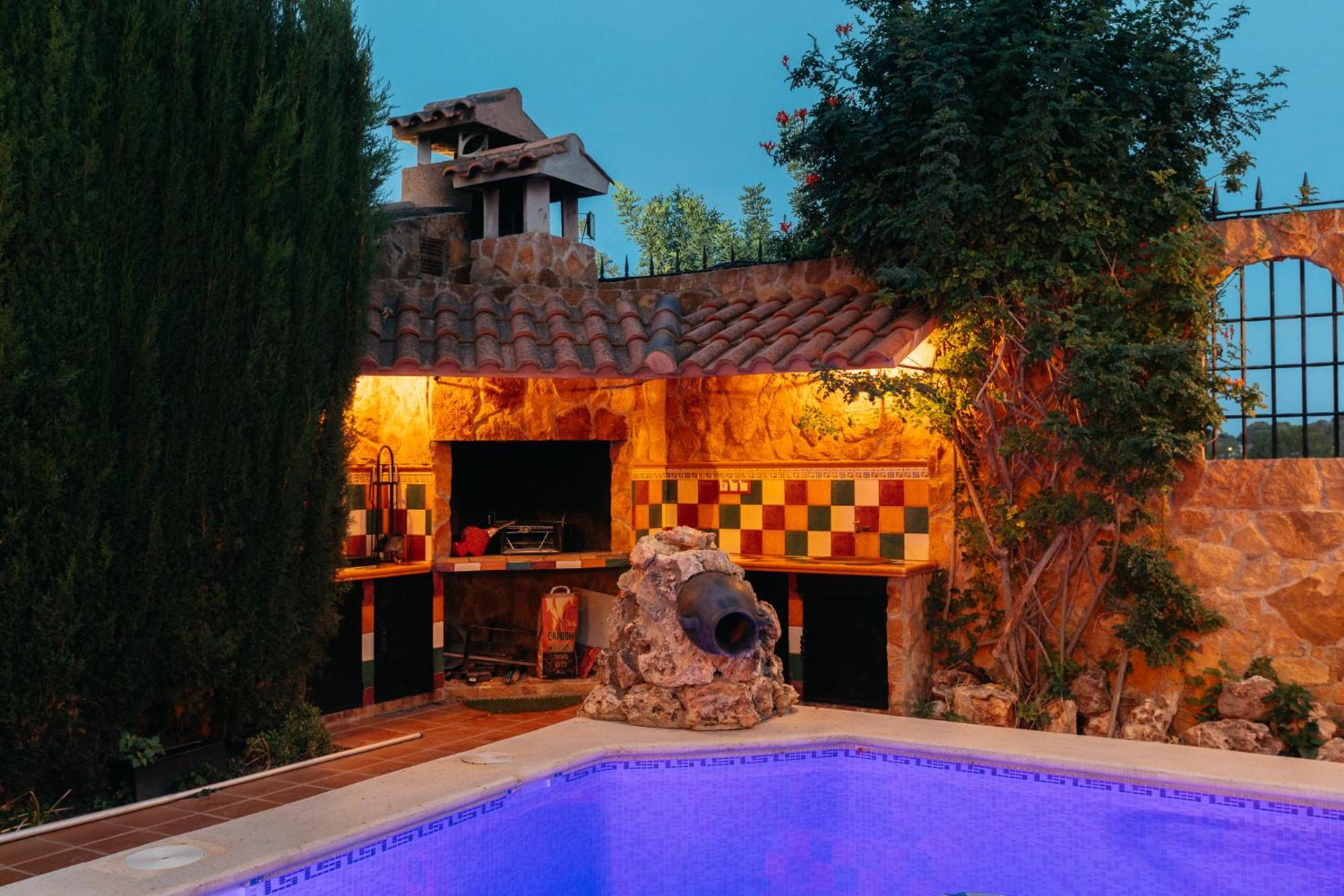 Chalet, Villa Rodeada De Naturaleza Piscina A Doce Klm De Valencia Y 7 Del Aeropuerto Kültér fotó